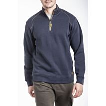 Sweat manches longues marine xl halfzip