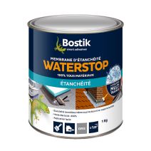 Membrane d'étanchéité Waterstop gris multi-Travaux 1kg - BOSTIK