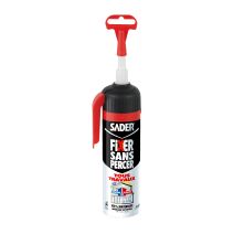 Colle Fixer Sans Percer Tous Travaux Invisible Système sans pistolet 100ml - SADER