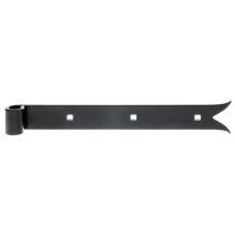 Penture bout queue de carpe Ø14mm 3,5x30cm noir - ALBERTS