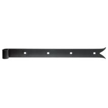 Penture bout queue de carpe Ø14mm 3,5x40cm noir - ALBERTS
