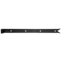 Penture bout queue de carpe Ø14mm 3,5x50cm noir - ALBERTS