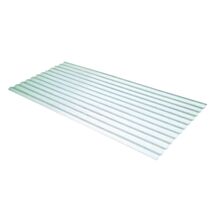 Plaque ondulée po76/18 polyester 2x0.9m