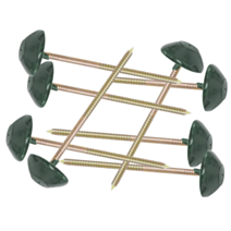 Lot de 50 Pointes pour plaque bitumée L 6,5 cm - Coloris Vert Longueur - 6.5 cm
