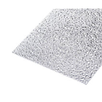 Verre synthétique 2,5mm translucide L.1xL.0,50m Cathédrale