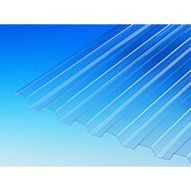 Plaque PVC Transparent Onde Greca Pevelite L.2xL.1,09m