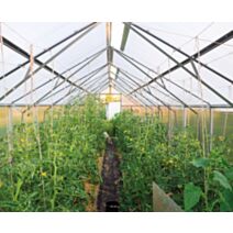 Plaque polycarbonate alvéolaire ondulé grandes ondes 177/51 6mm clair 250x92cm