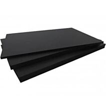 Panneau Fibre 10mm Noir Composite 120x40cm