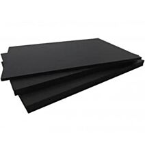 Panneau Fibre 15mm Noir Composite 120x40cm