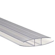 Profil polycarbonate jonction H 4mm 2m - CARBOGLASS