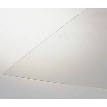 Verre synthétique 4mm intérieur et extérieur L.1xL.0,50m Clair lisse
