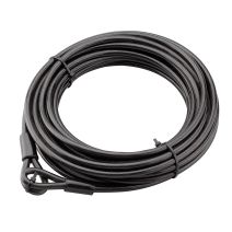 Antivol câble acier gainé pvc ø8 longueur 12m - THIRARD