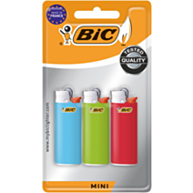 3 mini briquets BIC