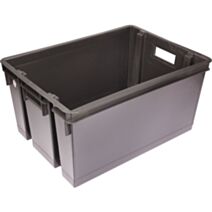 Bac de rangement sans couvercle 50L gris EDA