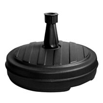 Pied de parasol rond en plastique 13L anthracite