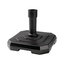 Pied de parasol béton 25kg 43,5x43,5x34cm gris anthracite - EDA