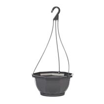 Suspension aeria Ø 27 cm avec soucoupe 4,5l gris - EDA