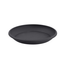 Soucoupe ronde marina D26cm gris pour pot D30cm - EDA