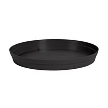 Soucoupe Carré Toscane Ø34,5cm Gris - EDA