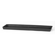 Plateau rectangle miami 60cm gris anthracite - EDA