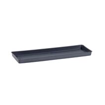 Plateau rectangle miami 50cm gris anthracite - EDA