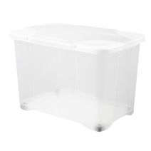 Coffre clip'box +roulettes EDA naturel 60l