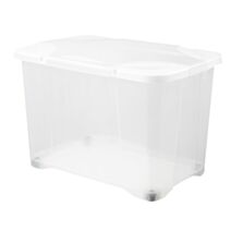 Coffre clip'box +roulettes EDA naturel 60l