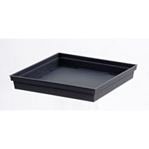 Soucoupe carré Toscane gris anthracite - EDA