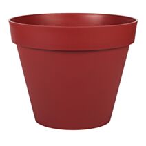 Pot rond TOSCANE Diamètre 40cm EDA Rouge Rubis