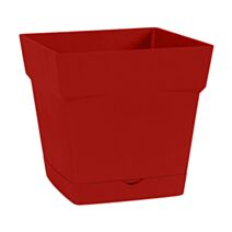 Pot carré Toscane 3,4L rouge Rubis - EDA