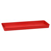 Plateau rectangle miami 40cm rouge rubis - EDA