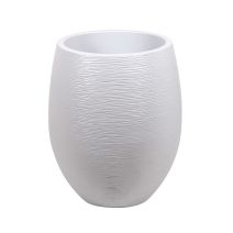 Pot Egg Graphit Ø50 x 60 cm 53 L blanc cérusé - EDA