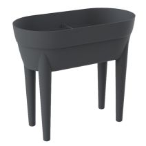 Jardiniére haute Cancùn 48L Gris Anthracite