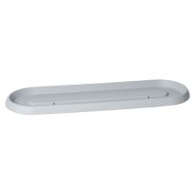 Soucoupe plateau Cancùn 2,8x22x69cm Gris Béton