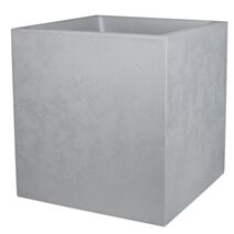 Pot Basalt'Up Carré 39,5x39,5x43,5cm Gris Béton