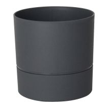 Pot pour plantes Aquaduo Ø15cm réserve 0,5L Anthracite