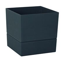 Pot pour plantes Aquaduo 14,3x14,3cm 1,8 L réserve 0,6L Anthracite - EDA