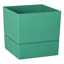 Pot pour plantes Aquaduo 14,3x14,3cm 1,8L réserve 0,6L Vert Eucalyptus - EDA