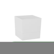 Pot Aquaduo Carré 24,3x24,3cm Blanc Ivoire