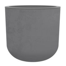 Pot rond Basalte Up Gris Béton - EDA