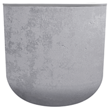 Pot Rond Basalt'Up Ø48,5cm Gris Béton