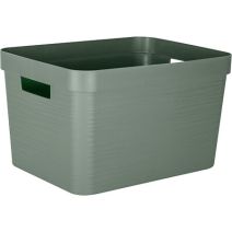 Boite rangement stone 30 l vert 