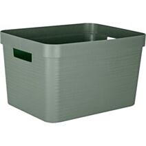 Boite rangement stone 30 l vert 