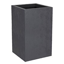 Pot Carré Haut Basalt Up 36L Gris Anthracite - EDA