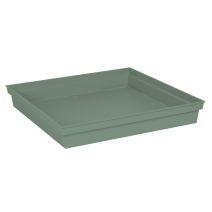 Soucoupe Carrée Toscane 40x40cm Vert Laurier