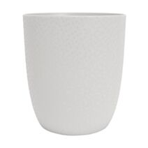 Cache-pot "OPALE" Ø 12,5 Ivoire
