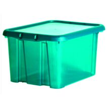 Boite rangement funny’box 30 l bleu canard