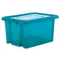Boite rangement funny’box 55 l bleu canard 