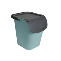 Poubelle de tri 40 l vert eucalyptus
