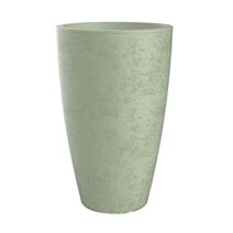 Pot de fleurs conique haut Basalt Vert amande Ø38cm - POETIC